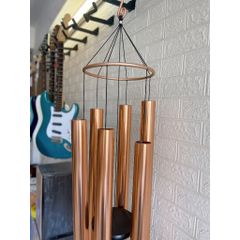 Chuông Gió Phong Thủy Nhạc Thiền 1m2 Kim Loại 6 Ống Cao Cấp - Trị Liệu 432Hz, Treo Cửa Tăng Cường Năng Lượng Tích Cực