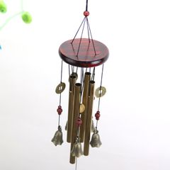 Chuông Gió Phong Thủy Kim Loại Có Đồng Xu - Âm Thanh Vang Trong, Ngăn Chặn Khí Tiêu Cực, Kích Hoạt Năng Lượng Tích Cực