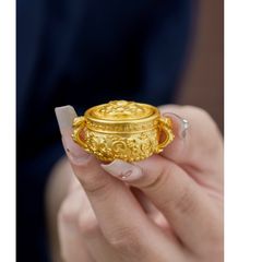 Móc khóa bát tụ bảo - móc khóa trang trí