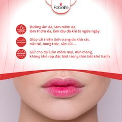 Sáp Dưỡng Môi Vaseline Fobe Không Màu - Dưỡng Ẩm Mềm Mịn, Giảm Tình Trạng Da Khô Nứt Nẻ, Chăm Sóc Môi Chất Lượng Cao