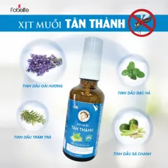 Chai Xịt ĐUỔI MUỖI Cho Bé Tinh Dầu Thiên Nhiên, Không Gây Kích Ứng Da Fobe N1