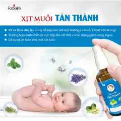 Chai Xịt ĐUỔI MUỖI Cho Bé Tinh Dầu Thiên Nhiên, Không Gây Kích Ứng Da Fobe N1