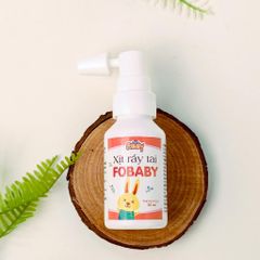 Xịt Ráy Tai Fobaby Fobe Cho Trẻ Nhỏ - Sạch Tai, Giảm Viêm, Dễ Dùng Cho Trẻ Từ 6 Tháng Tuổi trở Lên