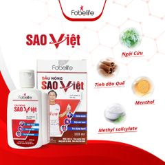 Dầu Nóng Sao Việt Fobelife Xoa Bóp Giảm Đau Xương Khớp & Bong Gân - Chai 60ml/100ml, Giải Pháp Hiệu Quả Cho Đau Nhức Từ Thể Thao
