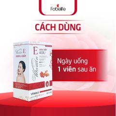 Viên Uống Vitamin E Đỏ Vương Xuân FOBE 30 Viên - Tăng Cường Chống Oxy Hóa, Hỗ Trợ Làm Đẹp Da