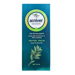 (Cao Cấp) Sữa Tắm Mụn Acniver Fobe Giảm Mụn Lưng, Nang Lông N1 chai 210ml