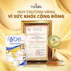 Sữa Bột Béo Fobemilk Xương Khớp N1 - Bổ Sung Collagen, Canxi và Vitamin D Giúp Xương Khỏe Mạnh - Hộp 900g/400g