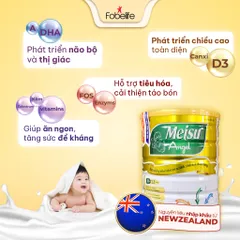 Sữa Bột Mejsu Angel Fobe Cho Bé Dưới 12 Tháng Cung Cấp Dưỡng Chất Hỗ Trợ Phát Triển Thể Chất - Hộp 400g/ 900g
