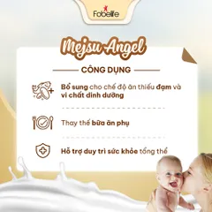 Sữa Bột Mejsu Angel Fobe Cho Bé Dưới 12 Tháng Cung Cấp Dưỡng Chất Hỗ Trợ Phát Triển Thể Chất - Hộp 400g/ 900g