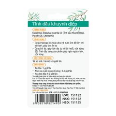 Tinh Dầu Tràm & Khuynh Diệp Fobaby 25ml - Dầu Xông Phòng Massage Giảm Cảm, Giúp Dịu Da, Phòng Muỗi Côn Trùng Từ Thiên Nhiên