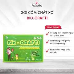 Cốm Xơ Hỗ Trợ Tiêu Hóa BIO ORAFTI FOBE Giúp Giảm Táo Bón N1 - Hộp 20 gói x 3g
