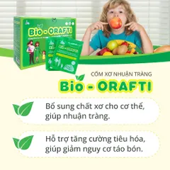 Cốm Xơ Hỗ Trợ Tiêu Hóa BIO ORAFTI FOBE Giúp Giảm Táo Bón N1 - Hộp 20 gói x 3g