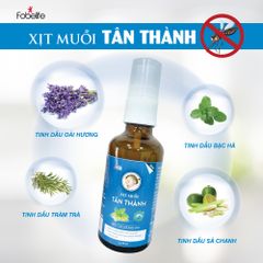 Xịt Muỗi Tinh Dầu FOBE Xua Đuổi Muỗi, Côn Trùng Giúp Bé Ngủ Ngon - Chai 50ml