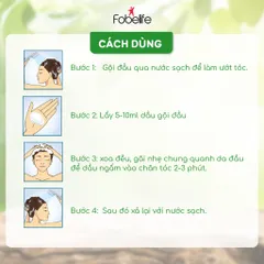 Dầu Gội Thảo Dược Hoa Bưởi Quablue Fobe Tinh Chất Bồ Kết và Hoa Bưởi Kích Thích Mọc Tóc N2 Chai 300ml
