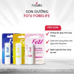 Son Dưỡng Môi Vaseline Fo'U Fobe Dưỡng Ẩm, Giúp Môi Căng Mọng Mềm Mịn N1