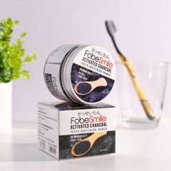 Bột Than Hoạt Tính Fobe Smile 30g - Giúp Làm Trắng Răng, Kháng Khuẩn, Thải Độc, Khử Mùi Hiệu Quả