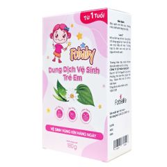 Dung Dịch Vệ Sinh Cho Trẻ Em Fobaby - An Toàn, Dịu Nhẹ, Giúp Làm Sạch Vùng Kín Hằng Ngày Cho Bé Từ 1 Tuổi Trở Lên