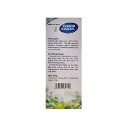 Nước Súc Miệng Essoral Nano Bạc Vệ Sinh Răng Miệng, Khử Mùi Hôi Bảo Vệ Khoang Miệng N2