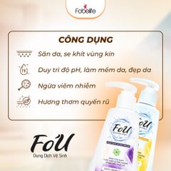 Dung Dịch Vệ Sinh Fo'U Fobe Lá Trầu Không - Săn Da, Se Khít Vùng Kín, Hương Thơm Quyến Rũ, Sạch Mùi Hôi, Dưỡng Da Mịn Màng