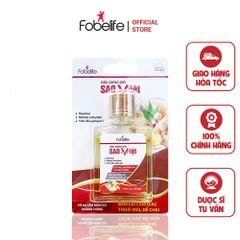 Dầu Gừng Sao Việt 25ml - Giảm Đau Đầu, Nghẹt Mũi, Đau Vai Gáy, Sảng Khoái, Thảo Dược Thiên Nhiên Cho Người Lớn Và Trẻ Em