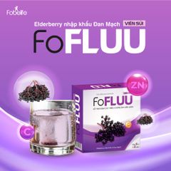 Viên Sủi Trái Cây FoFluu Fobe - Giúp Giảm Cảm Lạnh N1 Hộp 20 Viên - Tăng Cường Sức Đề Kháng Cho Trẻ Em