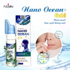 Dung dịch vệ sinh mũi người lớn Nano Ocean Gold Fobe N1 - chai 70ml