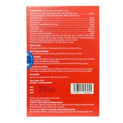 Viên Uống Dầu Cá Bổ Sung DHA EPA Cho Trẻ Từ 6 Tuổi Hỗ Trợ Não Bộ Và Thị Lực - Lọ 60 Viên KIDDIE BRAIN & EYE