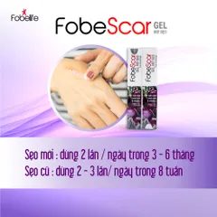 Gel Mờ Sẹo Fobe Scar N1 10g - Giảm Vết Thâm, Ngăn Hình Thành Sẹo, Dưỡng Da Mặt, Sản Phẩm Chăm Sóc Da Chất Lượng