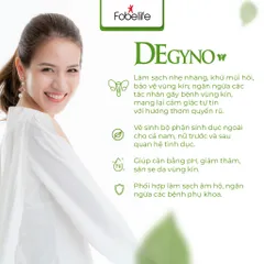 (Che Tên SP) Dung Dich Vệ Sinh Degyno Fobe Giảm Ngứa,Khử Mùi Hôi, Làm mềm da, thơm