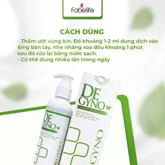 (Che Tên SP) Dung Dich Vệ Sinh Degyno Fobe Giảm Ngứa,Khử Mùi Hôi, Làm mềm da, thơm