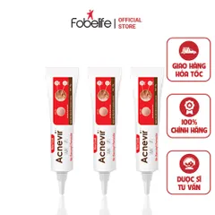 Combo 3 Kem Giảm Mụn Đầu Đen, Đầu Trắng và Mụn Cám ACNEVIR SANTAFA 15gr - Giải Pháp Đặc Trị Da Mụn Hiệu Quả