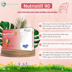 Viên uống Vitamin tổng hợp Nutristill 90 cho Mẹ bầu & sau sinh - Hỗ trợ sức khỏe mẹ và phát triển thai nhi.