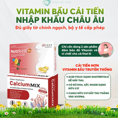 Viên uống Vitamin tổng hợp Nutristill 90 cho Mẹ bầu & sau sinh - Hỗ trợ sức khỏe mẹ và phát triển thai nhi.