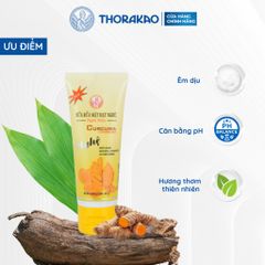 Sữa Rửa Mặt Hạt Nghệ Thorakao 100G - Ngừa Mụn, Tái Tạo Da, Cung Cấp Độ Ẩm - Sản Phẩm Thiên Nhiên Cho Làn Da Sáng Khỏe