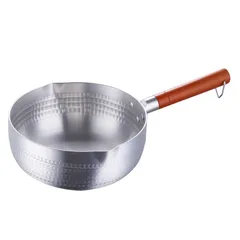 Quánh Nhôm Chống Dính 2 Đáy Dày Cán Gỗ - Dụng Cụ Nhà Bếp Tiện Lợi Dùng Cho Bếp Từ SQC (TV437)