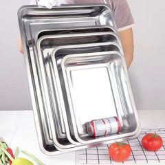 Khay Hấp Inox Chữ Nhật 400x600mm Dùng cho Nhà Bếp - Đồ Dùng Tiện Ích SQC Chất Lượng Cao (TV612)