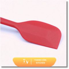 Phới Trộn Bột Silicon Đúc Liền Nhiều Màu Sắc - Dụng Cụ Làm Bánh Tự Nhiên Cho Nhà Bếp, Chịu Nhiệt Từ -40°C Đến 230°C (Màu ngẫu nhiên) (TV51)
