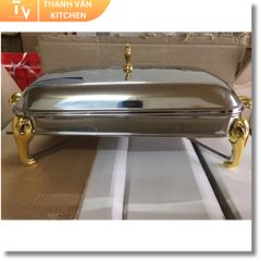 Khay Inox Sang Trọng Hấp Cá & Hải Sản - Dụng Cụ Nhà Bếp Cao Cấp TVKITCHEN 2.9L, Phù Hợp Nhà Hàng và Khách Sạn (TV105)