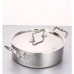 Nồi inox 3 lớp vân búa - Dùng cho bếp từ, bếp cảm ứng - Đồ gia dụng nhà bếp chất lượng cao từ TVKITCHEN (TV331)