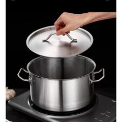 Nồi Lẩu Inox 2 Đáy, Nhiều Kích Thước - Dụng Cụ Bếp Chất Lượng Cao Cho Bữa Tiệc Gia Đình (TV327)