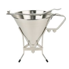 Phễu Rót Sốt Inox Hình Chóp Có Giá Đứng và Quai Cầm Chống Trượt - Phụ Kiện Nhà Bếp Chính Hãng TVKITCHEN (TV462)