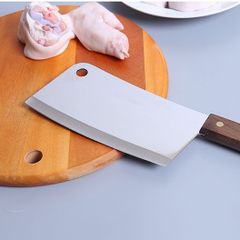 Dao Chặt Xương Inox Cán Gỗ 8 Inch Kiwi KW813 - Dụng Cụ Bếp Sắc Bén, Chắc Chắn Cho Nhà Bếp Thêm Đầy Đủ (TV443)