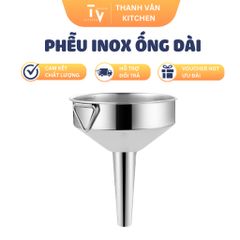 Phễu Rót Chất Lỏng Inox Đa Năng Không Gỉ Kích Thước Khác Nhau Có Quai Treo Tiện Dụng P210 - Dụng Cụ Bếp Thực Dụng (TV363)