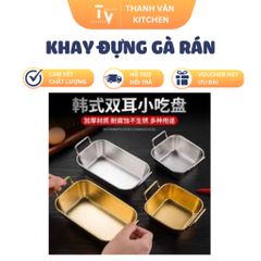 Khay Đựng Gà Rán và Khoai Tây Có Quai Phong Cách Hàn Quốc - Đồ Dùng Gia Dụng Nhà Bếp Chất Lượng Cao (TV137)