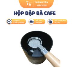 Hộp Dập Bã Cafe Inox Chất Lượng Cao - Hộp Đựng Bã Espresso Tiện Ích Cho Nhà Bếp 176x164x150mm (TV507)