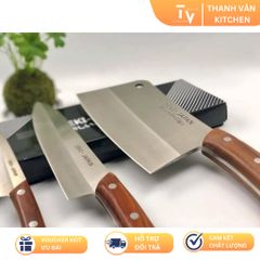 Bộ Dao Seki Nhật Bản Cao Cấp - Bộ Đồ Bếp Thép Không Gỉ, Sắc Bén, Thiết Kế Đẹp Có Kéo Cắt Gà - Hàng Nội Địa Chất Lượng Cao (TV139)