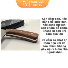 Bộ Dao Seki Nhật Bản Cao Cấp - Bộ Đồ Bếp Thép Không Gỉ, Sắc Bén, Thiết Kế Đẹp Có Kéo Cắt Gà - Hàng Nội Địa Chất Lượng Cao (TV139)