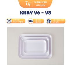 Khay Đựng Thực Phẩm TVKITCHEN V6-V8 - Bảo Quản Thức Ăn Nhà Bếp Tiện Lợi 20.8x14.5cm, 25.6x18.6cm, 17.0x10.6cm (TV1033)