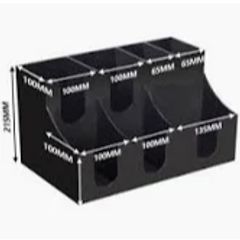 Kệ nhựa 6 ngăn đa năng để ly cốc nhà bếp - Giải pháp tiết kiệm không gian, tổ chức đồ dùng tiện lợi, chất lượng cao, hàng chính hãng