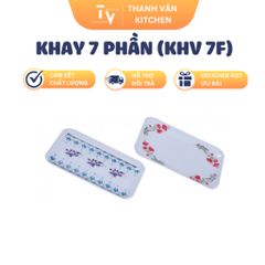 Khay 7 Phần Đa Năng (KHV 7F) - Dụng Cụ Nhà Bếp Chất Liệu Cao Cấp Tổ Chức Thực Phẩm Thông Minh (TV983)